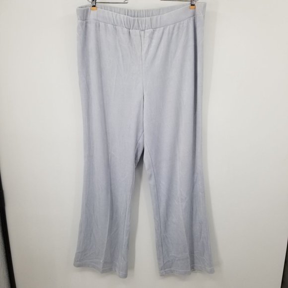 Ralph Lauren Pants - NWT Lauren Ralph Lauren Light Blue Velvet Feel Boot Cut Pants Size 2X